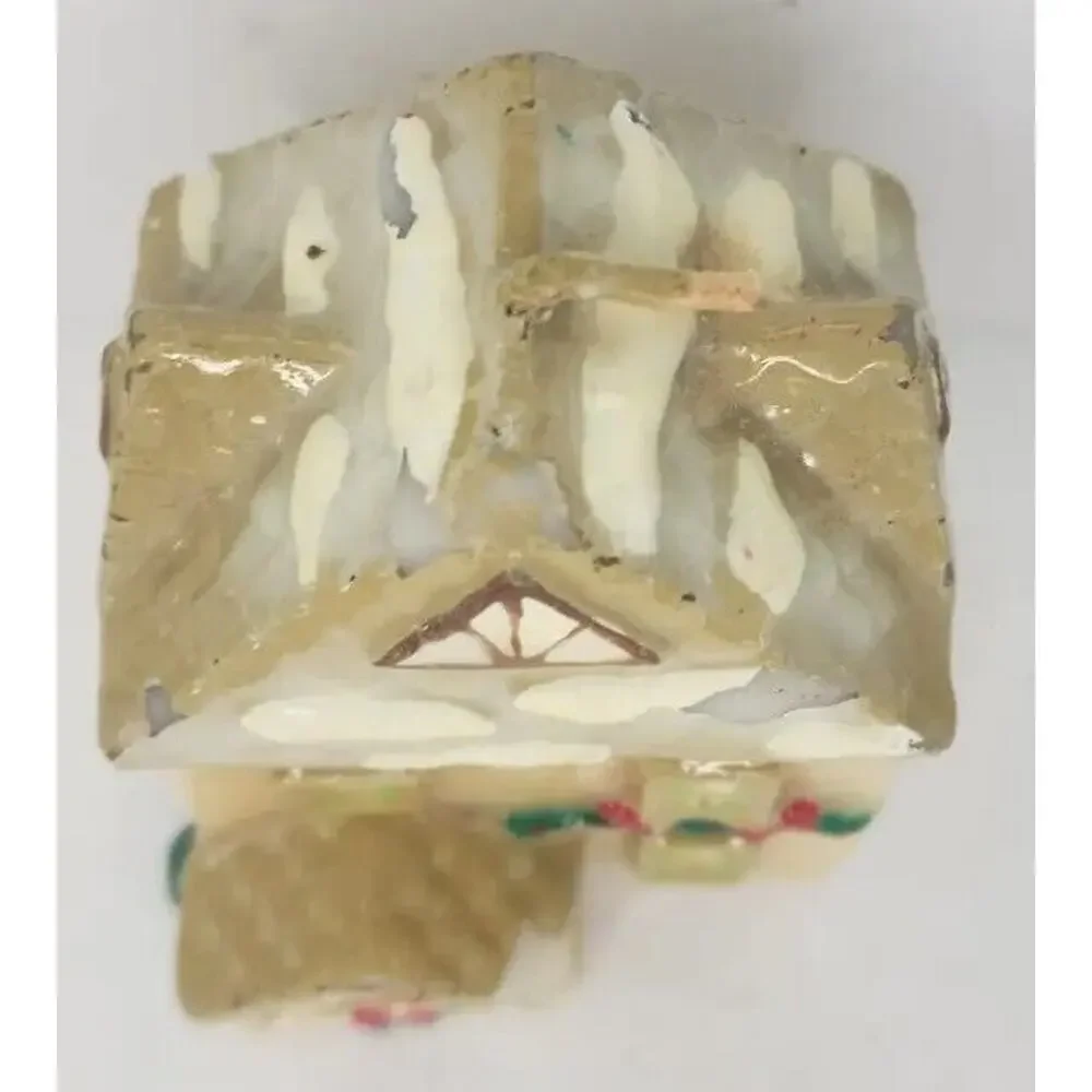 Vintage‎ Russ Berrie Christmas House Candle 3